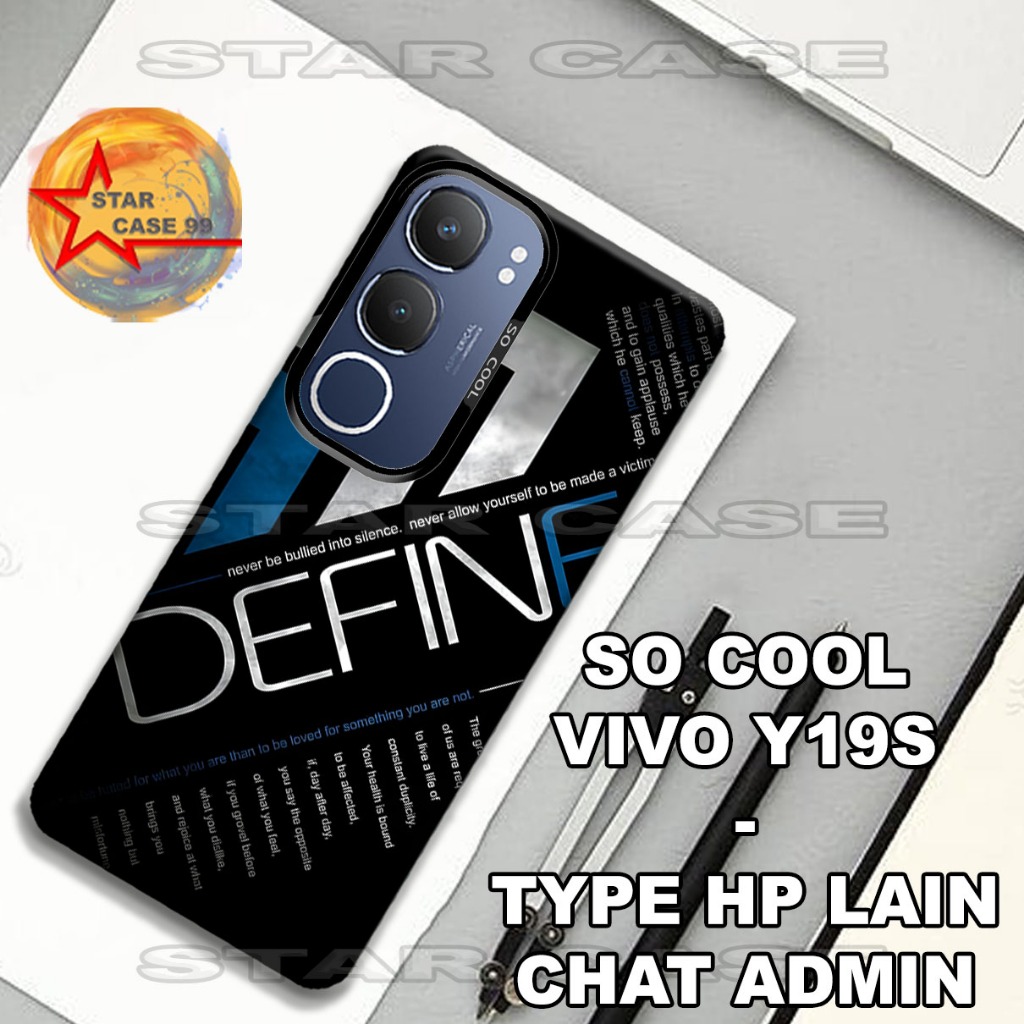 S12-Case hybrid IMD VIVO Y19S - motif cowok- kesing VIVO Y19S -casing-cassing-pelindung Hp-silicon