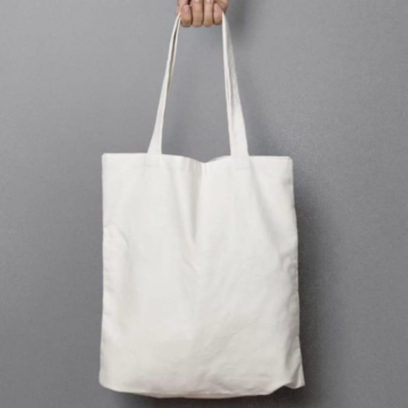 garansi tote bag blacu polos tas polos kanvas putih tas ecoprint calico termurah