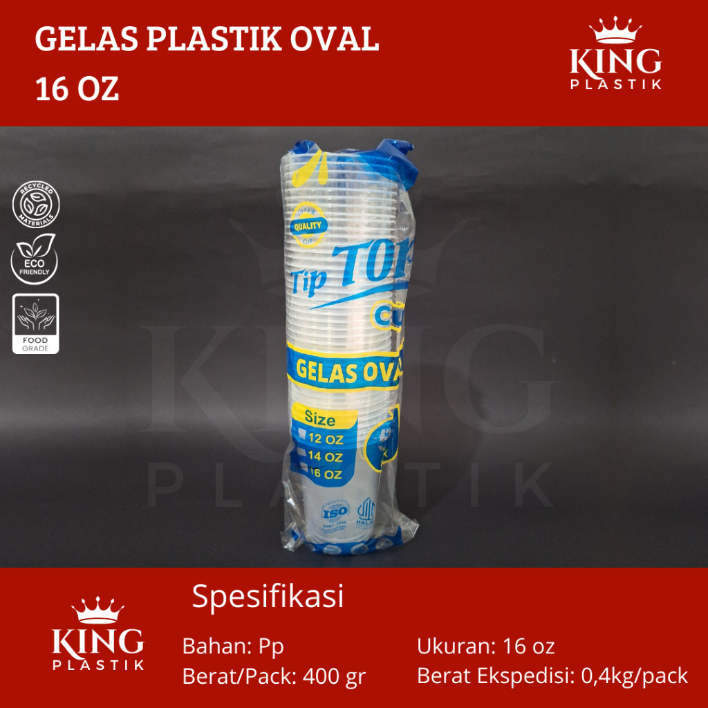

Ukf5Pc6F4H (Kuliner.Kita) Gelas Plastik Oval 16Oz Isi 50Pcs / Gelas Oval / U Cup / Gelas Kekinian