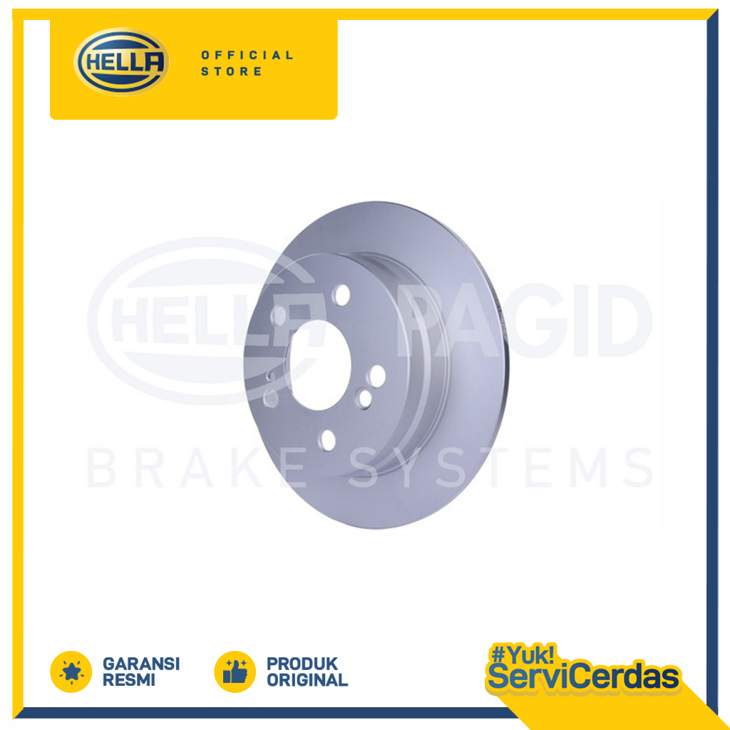 Piringan Cakram Mobil Mercedes Benz W124 (Belakang) Hella