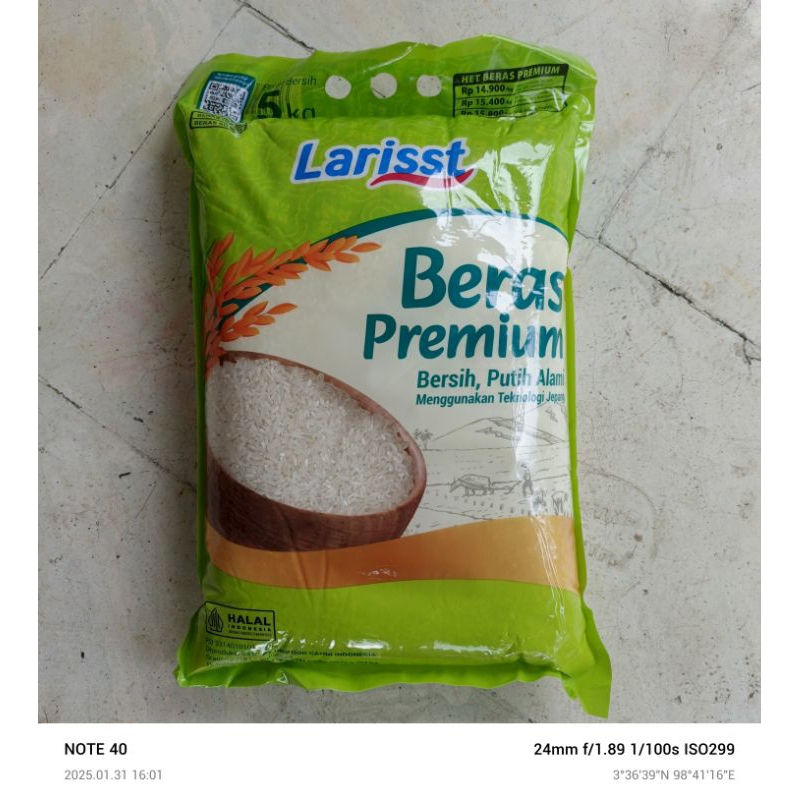 

(NEW) LARISST ~ BERAS PREMIUM 5KG