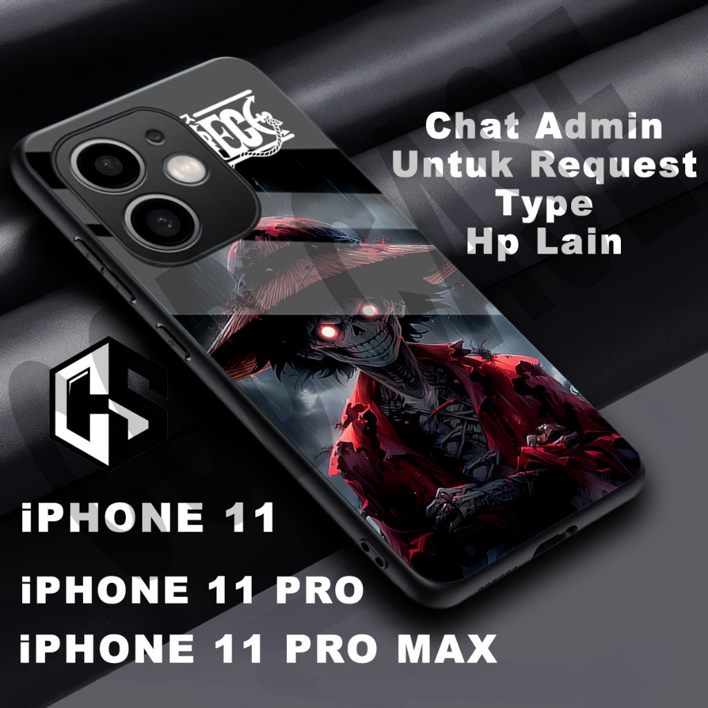 (COD 87) Softcase glossy kilau untuk type Hp IPHONE 11 / Motif Anime/case iphone 11 pro/casing iphon
