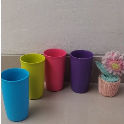 GELAS PLASTIK CANTIK WARNA WARNI