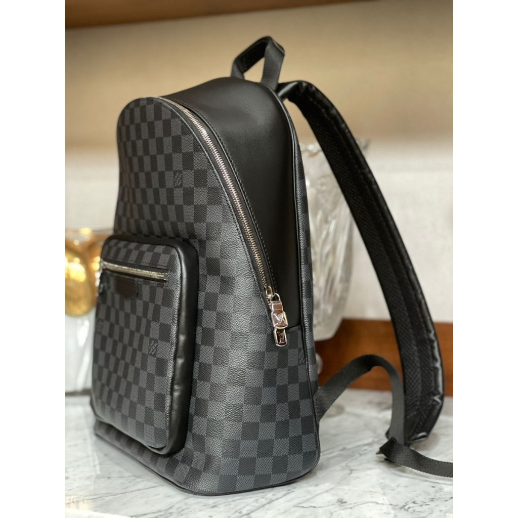 Tas Ransel LV Louis Vuitton Josh Backpack Damier Graphite Asli Ori
