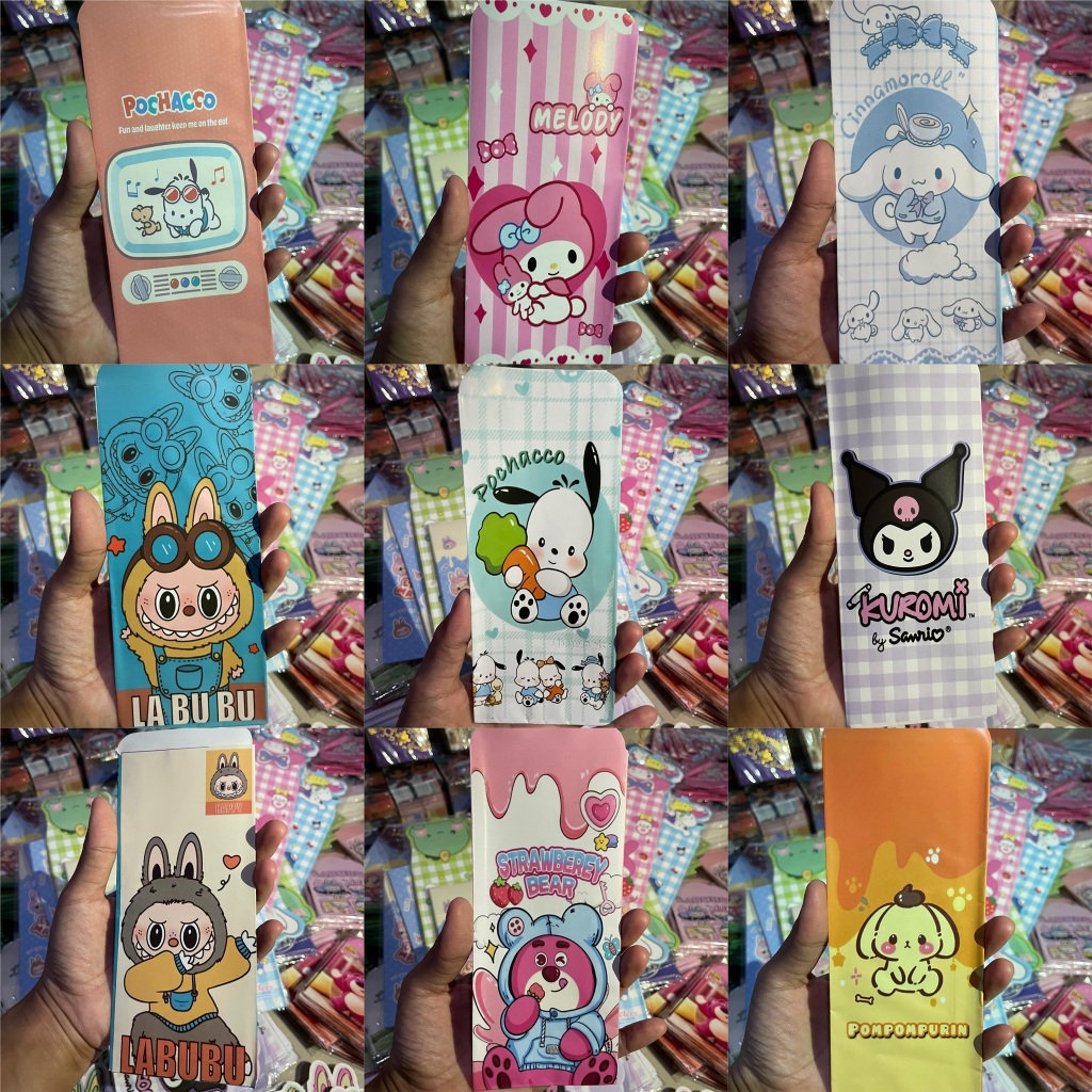 

ISI 10 PCS AMPLOP LEBARAN THR LABUBU KUROMI SANRIO SIAP PAKAI UK MEDIUM JUMBO
