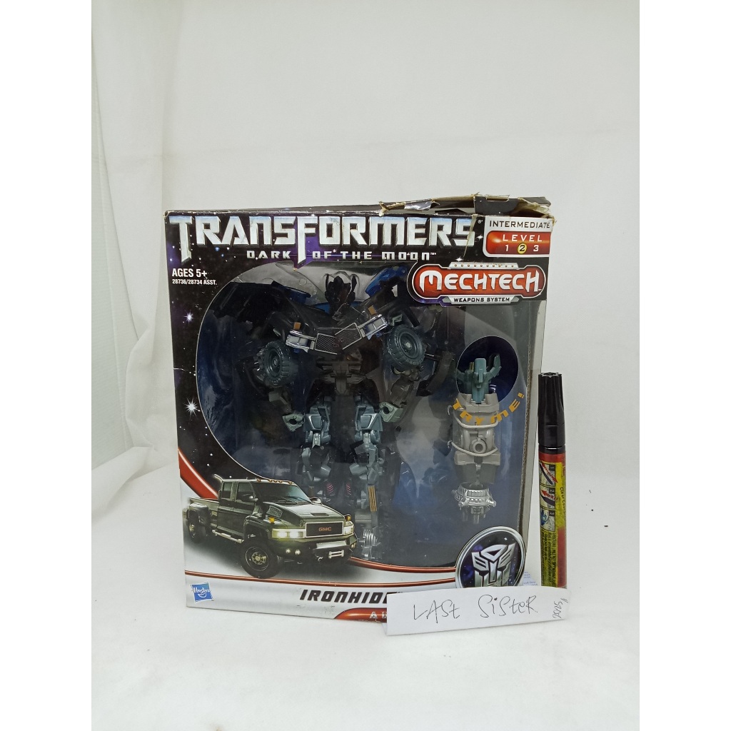 transformers dark of the moon iron hide voyager class ori hasbro misb