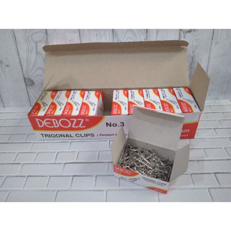 

Clip Trigonal Kertas Debozz No. 3