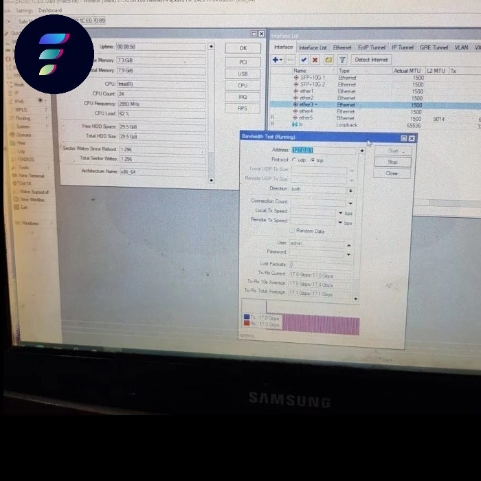 Mikrotik X86 24 CPU Xeon