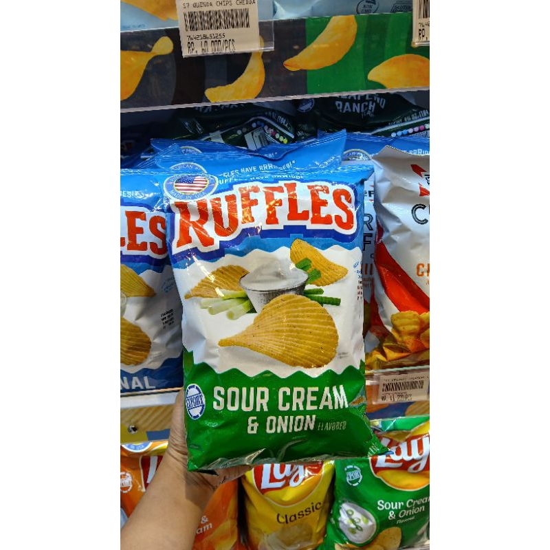 

RUFFLES SOUR CREAM & ONION 184.2gr