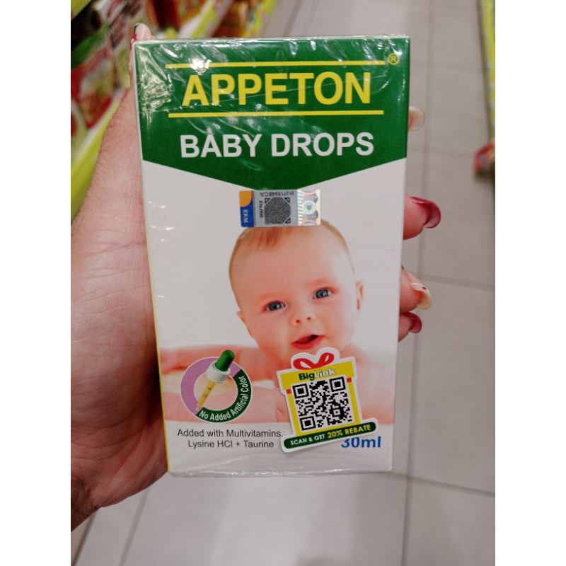Appeton Baby Drops Lysine HCl + Taurine 30ml