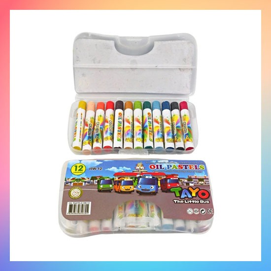 

Crayon Mini 12 Warna / Oil Pastel / Krayon Set Kecil Murah Anak Anak