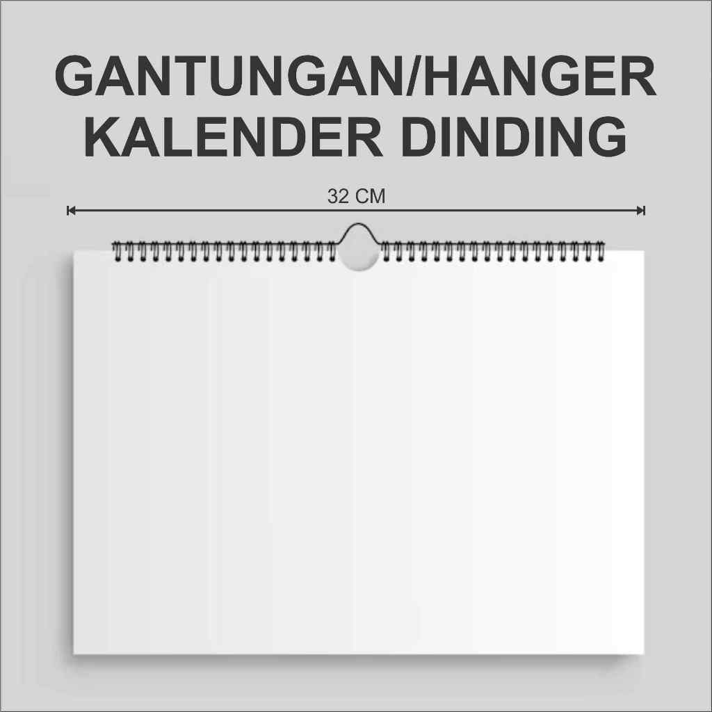 

Hanger | Gantungan Kalender dinding ring spiral