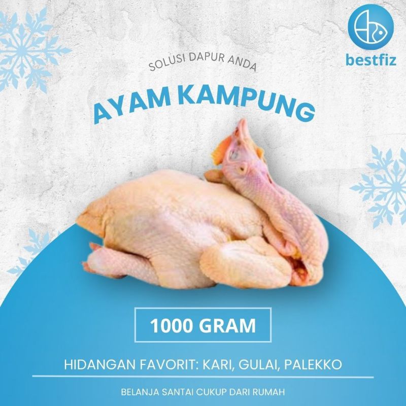 

Ayam Kampung 900g-1000g