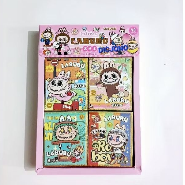 

GROSIR ( 40 pc) Buku Memo Stiker Labubu Besar