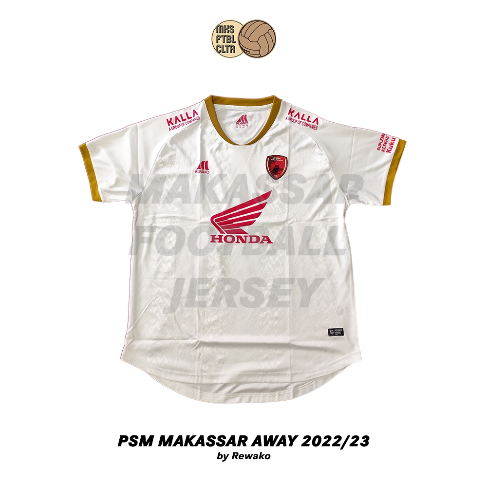 Jersey PSM Makassar Away Musim Juara 2022/23