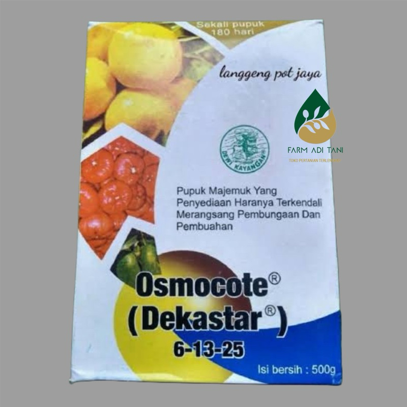 Osmocote Dekastar Buah 6-13-25 pupuk bonsai