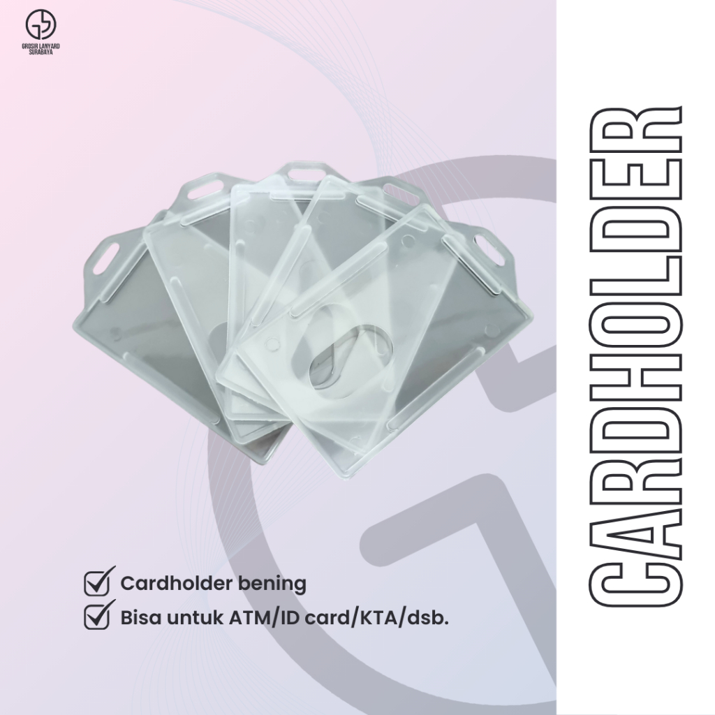 

CARDHOLDER AKRILIK BENING TEMPAT ID CARD MURAH SATUAN