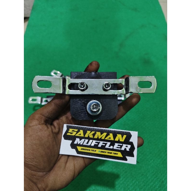 DUDUKAN CHROME PLAT NOMOR BELAKANG RX KING