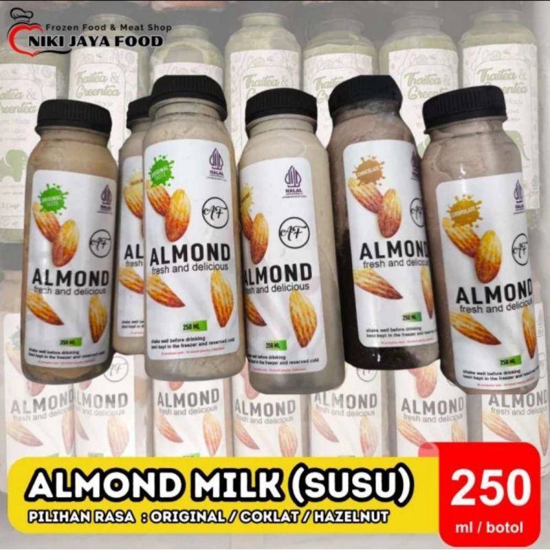 

Almond Milk, Susu Almond 250 mL || Niki Jaya Food