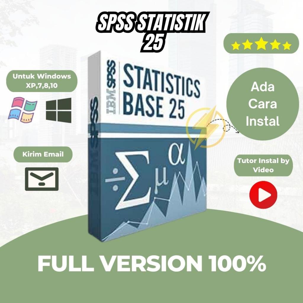 SPSS 25 Fullversion GARANSI 100%