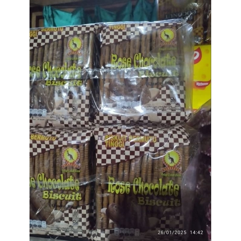 

kue kering rose cream coklat