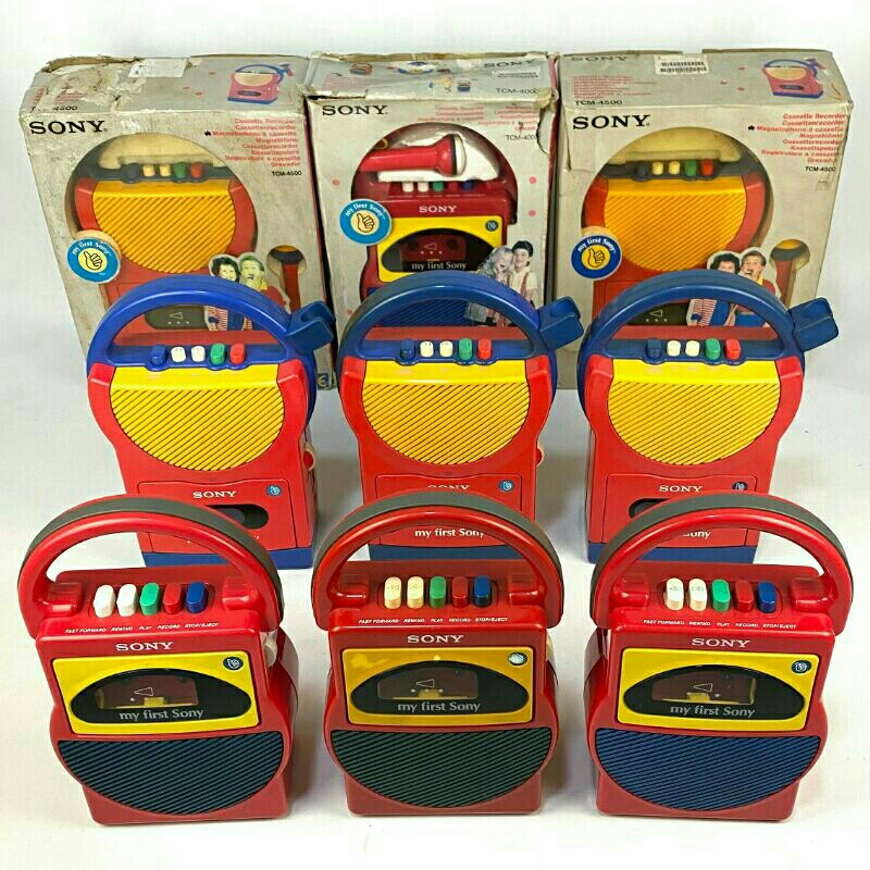 MY FIRST SONY | SONY TCM-4000 | SONY TCM-4500 | TAPE RECORDER-PLAYER