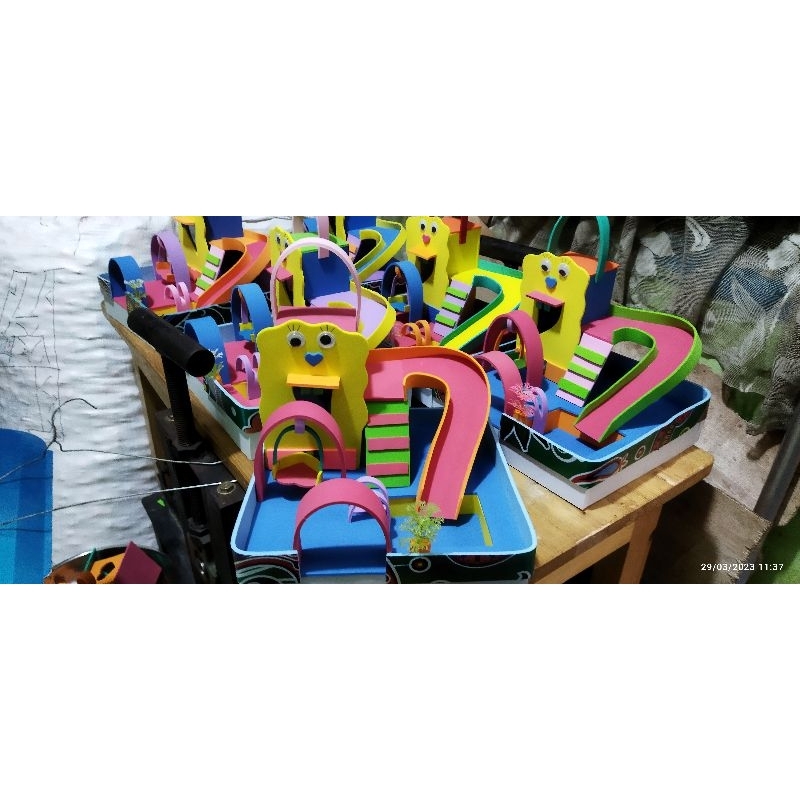 Mainan edukatif rumah model spongebob