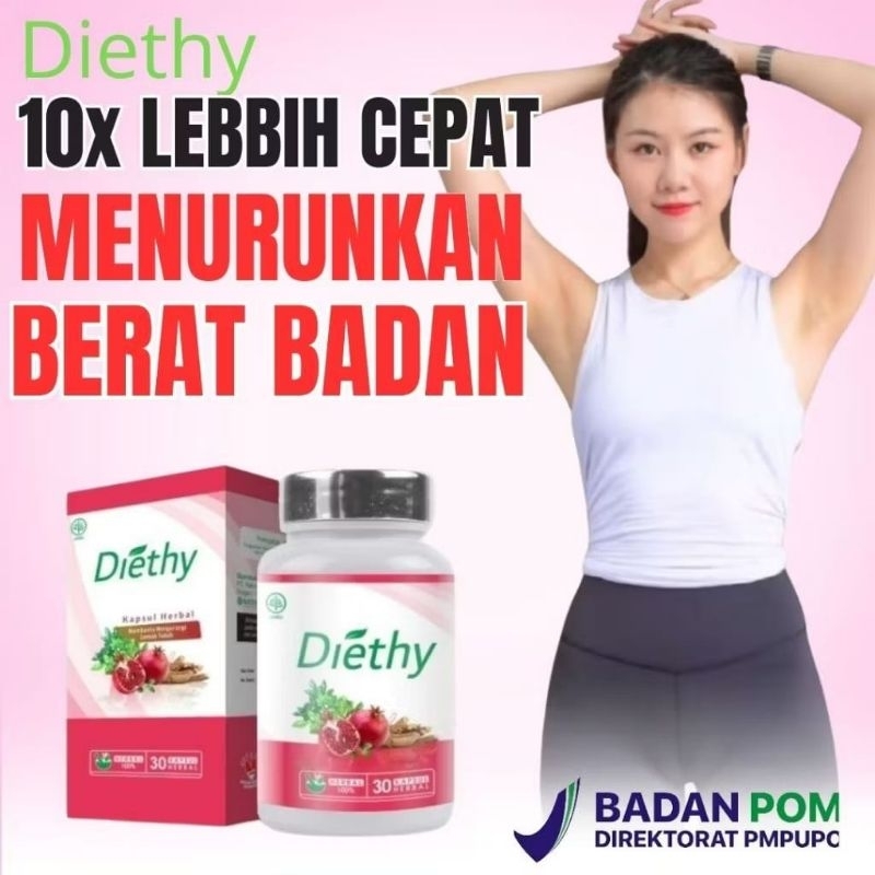 DIETHY HERBAL DIET AMPUH Penurun Berat Badan Perut Buncit Membakar Lemak Tanpa Efek Samping.