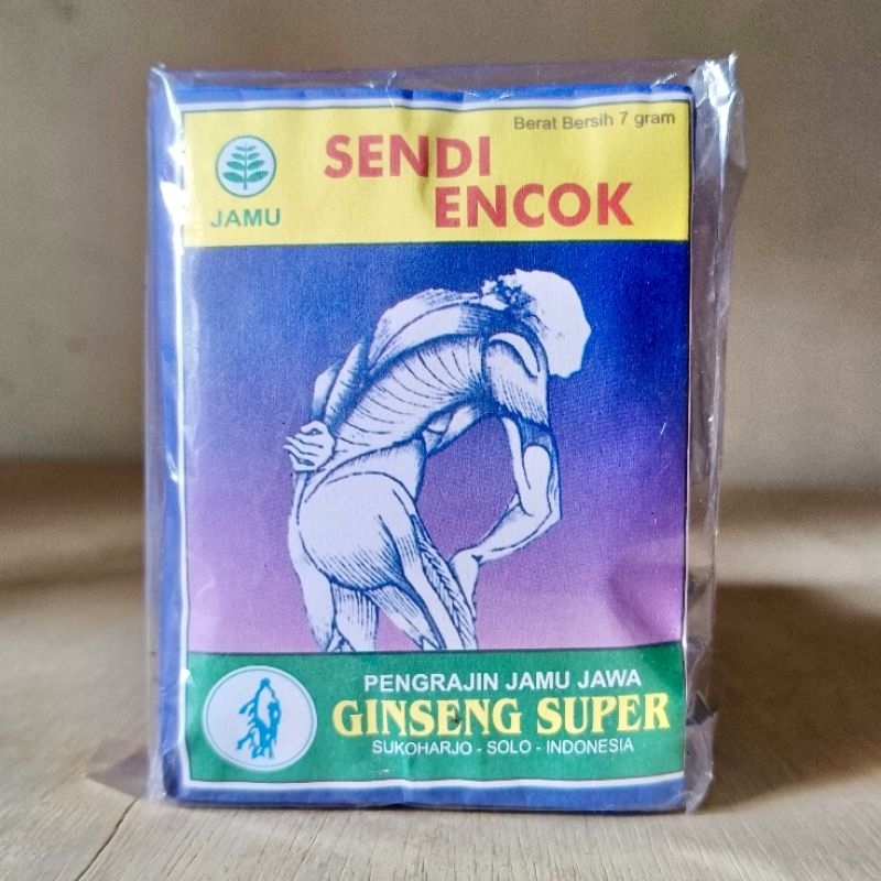 

Jamu sendi encok bubuk ginseng super isi 10 sachet