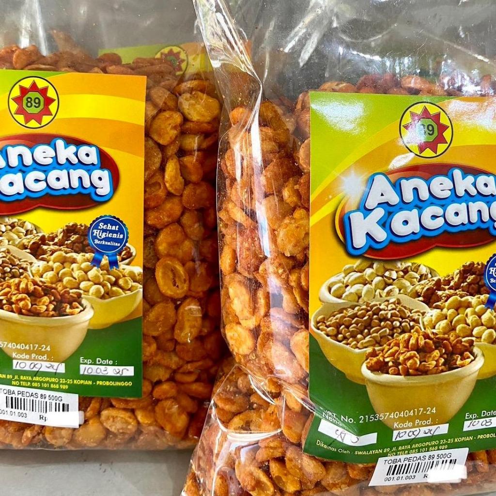 

500 GR KACANG TOBA BALADO PEDAS GURIH SNACK CAMILAN 89