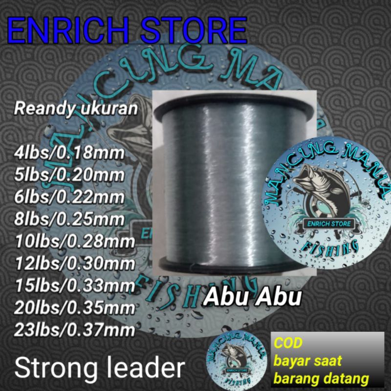 senar pancing anti keriting dan mudah tenggelam kuat 25kg berbagai varian warna