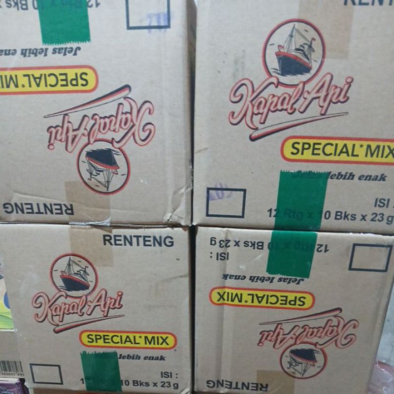 

Kopi Kapal api special mix 1 katon isi 12renceng 120pcs@ 23g