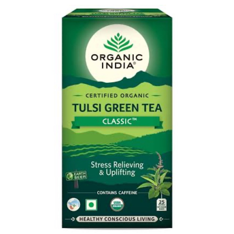 

Organic India Tulsi Green Tea 25 tea bags (PO)