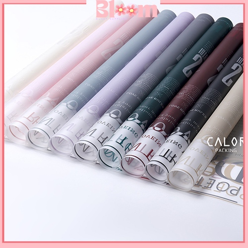 

20 Lembar Kertas Bunga Cellophane Motif Koran flower wrapping paper KB6058