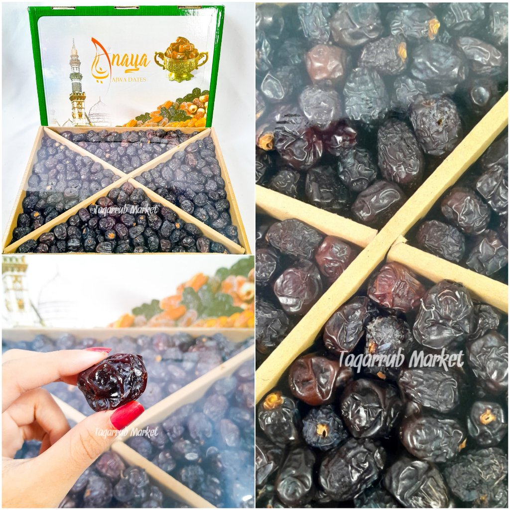

Kurma Ajwa Anaya 5kg Original Kurma Nabi Kurma Ajwa Dates Premium Quality Ajwa Dates
