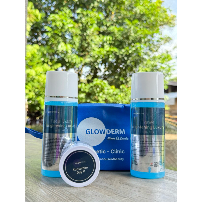 GLOWDERM BRIGHTENING SERIES tanpa cream malam