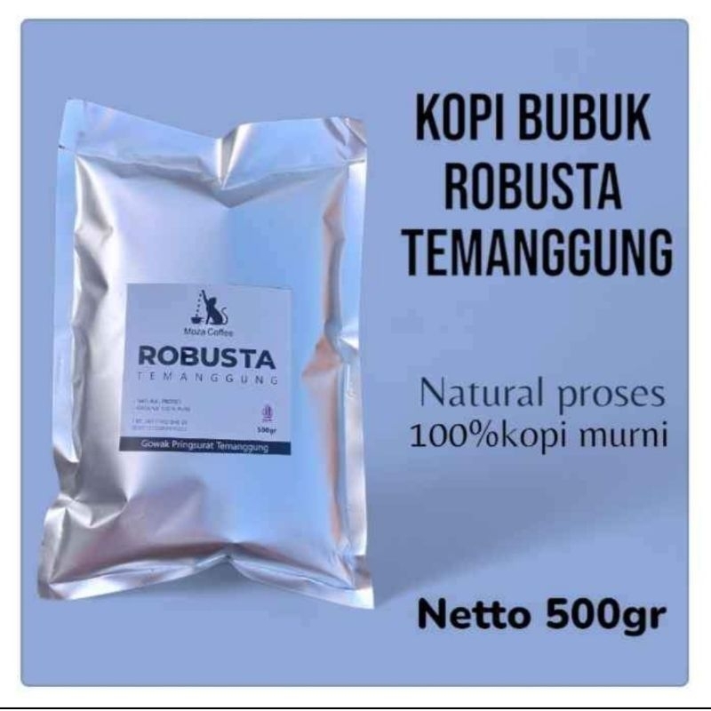 

Bubuk Kopi Robusta Temanggung 500 Gram