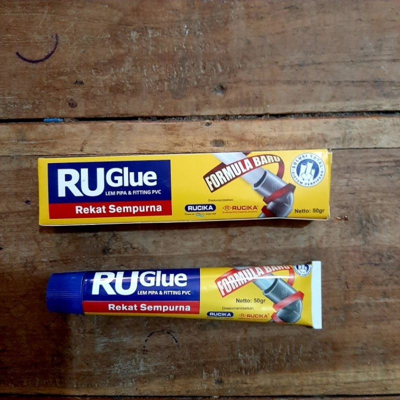 Lem Pipa Rucika RUGlue | Lem Pipa PVC RUCIKA