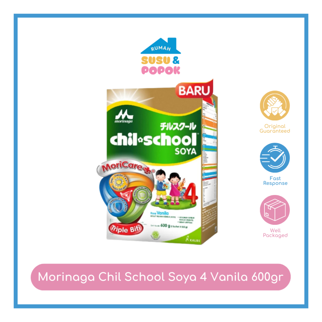 Morinaga Chil School Soya 4 Vanila 600gr