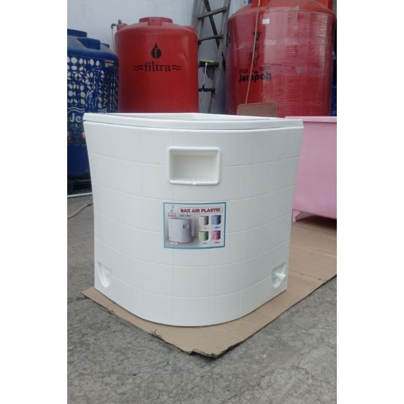 Bak mandi sudut merk jerapah 120 liter berkualitas