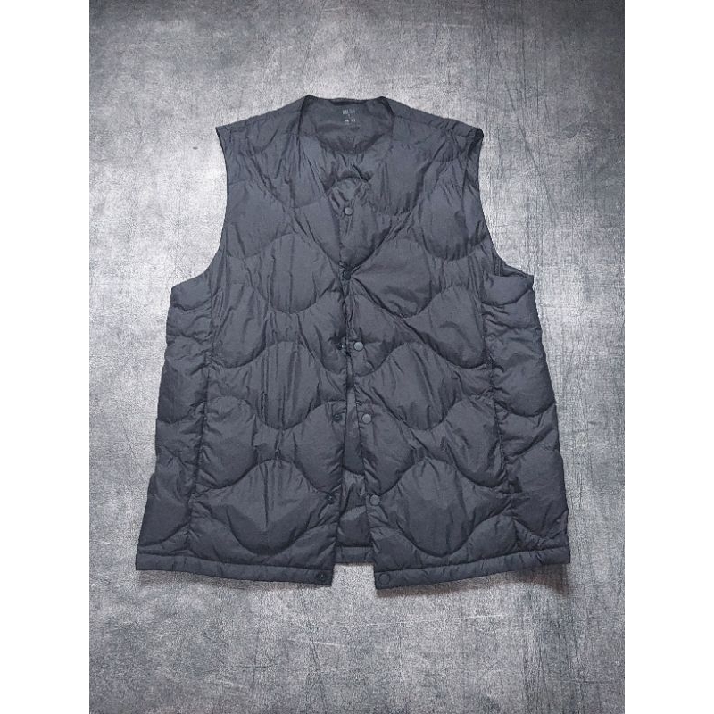rompi bulang uniqlo vest ultralight