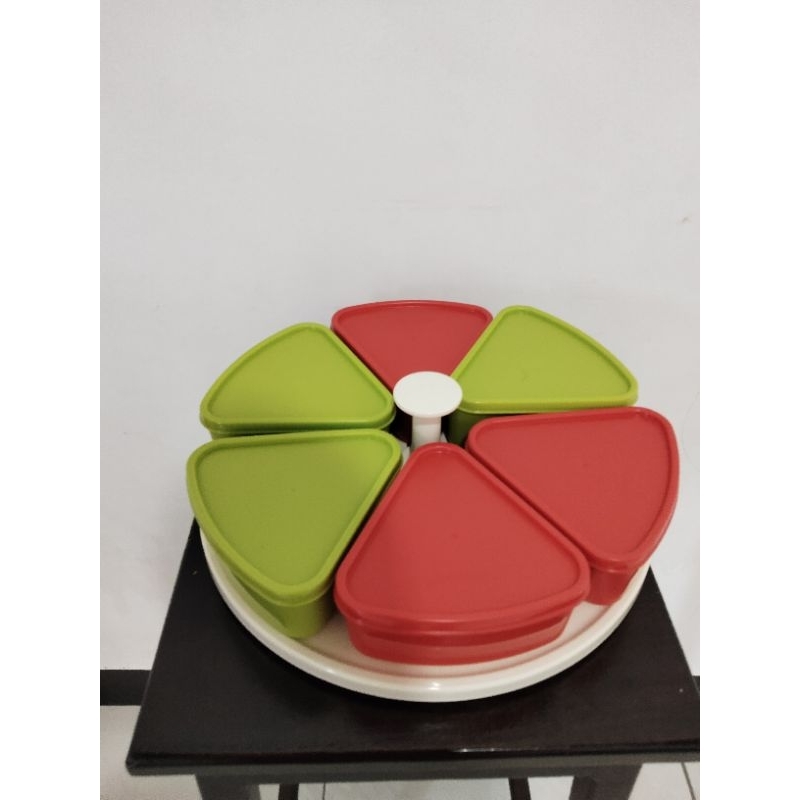 Tupperware modular carousel toples putar kue lebaran