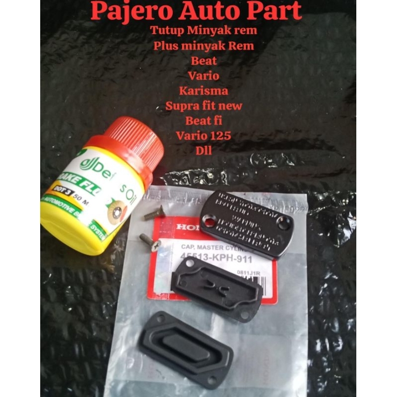Tutup Minyak Rem Atas plus minyak rem Beat Vario karisma supra fit new beat fi Vario CBS