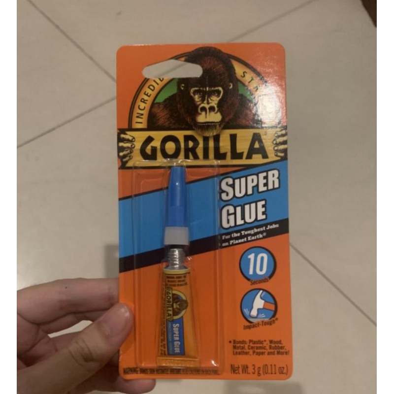 

Gorilla Lem Super 3gr / Perekat Lem Keramik / Wood Glue