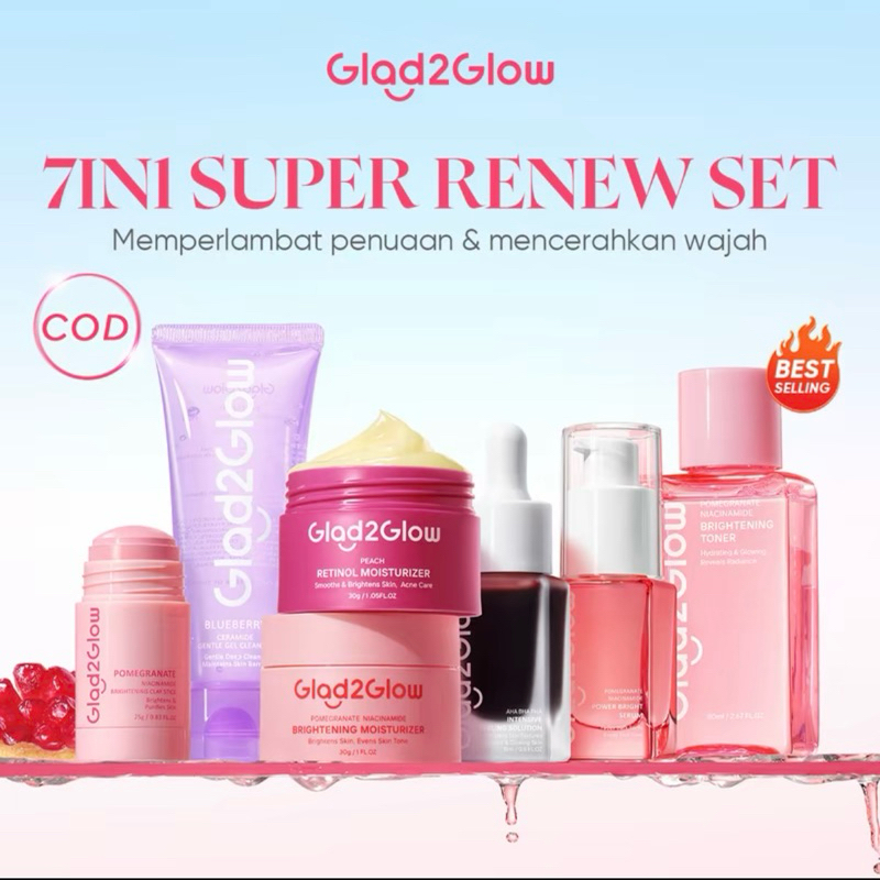 PAKET SKINCARE GLOWING GLAD2GLOW