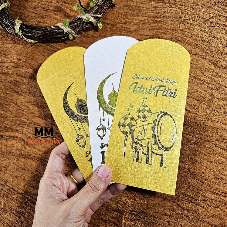 

[ 10PCS ] AMPLOP /ANGPAU LEBARAN IDUL FITRI EMBOS GOLD PREMIUM UKURAN PANJANG / AMPLOP LEBARAN MEWAH