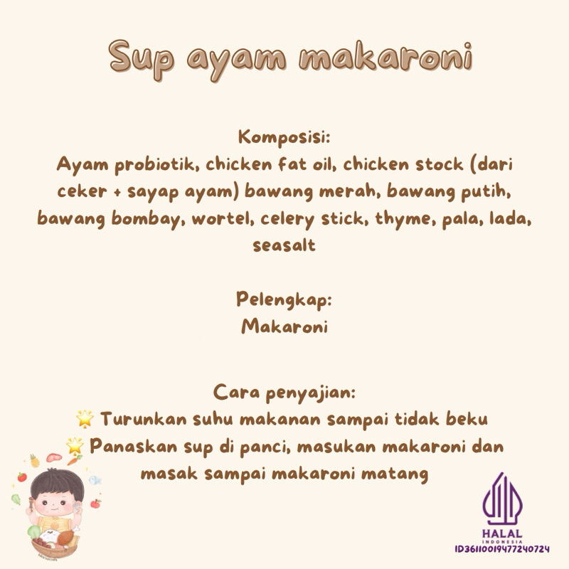 

Sup Ayam Makaroni