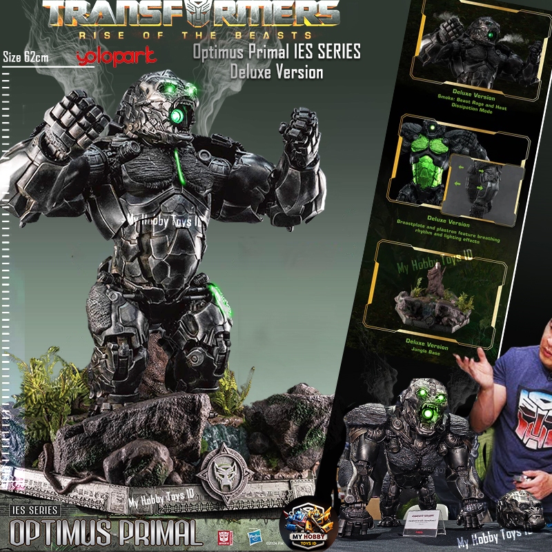 ASLI Yolopark Transformers ROTB Robot Optimus Primal Kingkong Besar 62Cm Sistem IES Deluxe Version