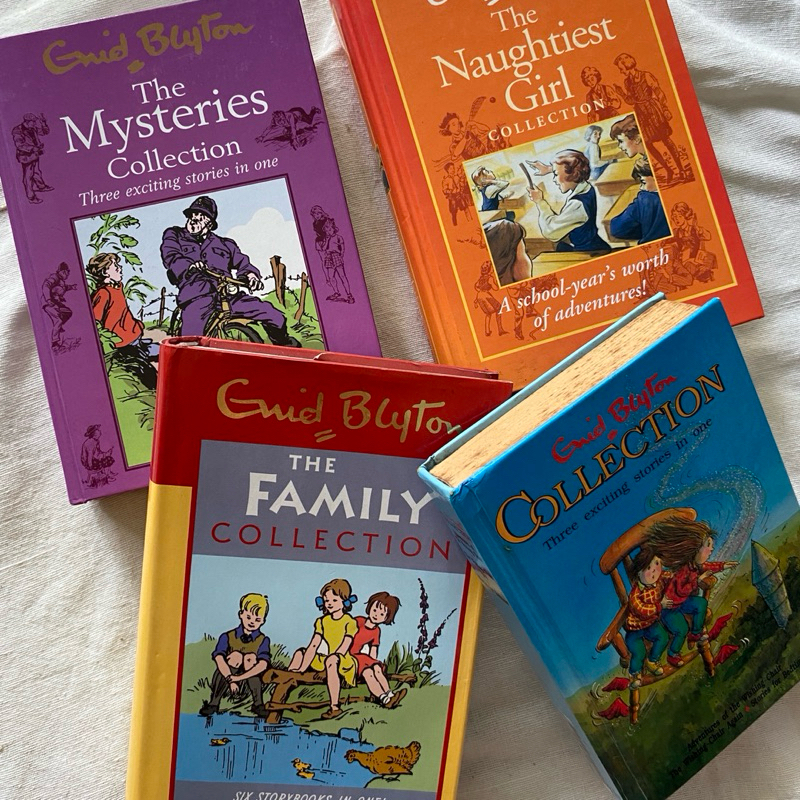 Buku Novel Import Enid Blyton The Mysteries, The Family, The Naughtiest Girl Collection Preloved HAR