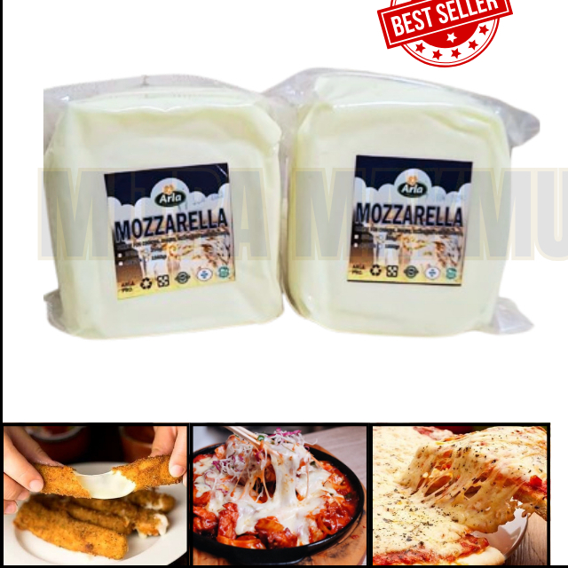 

Keju Mozarella Arla 200 gr Keju Lumer Mulur Pizza Topping Cheese Mozarella